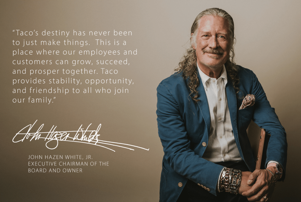 Taco's destiny has never been to just make things.